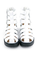 HESSON PLATFORM CHUNK SANDAL - White - Haute & Rebellious