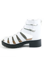HESSON PLATFORM CHUNK SANDAL - White - Haute & Rebellious