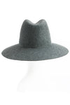 Litah Flat Brim Hat - Grey - Haute & Rebellious