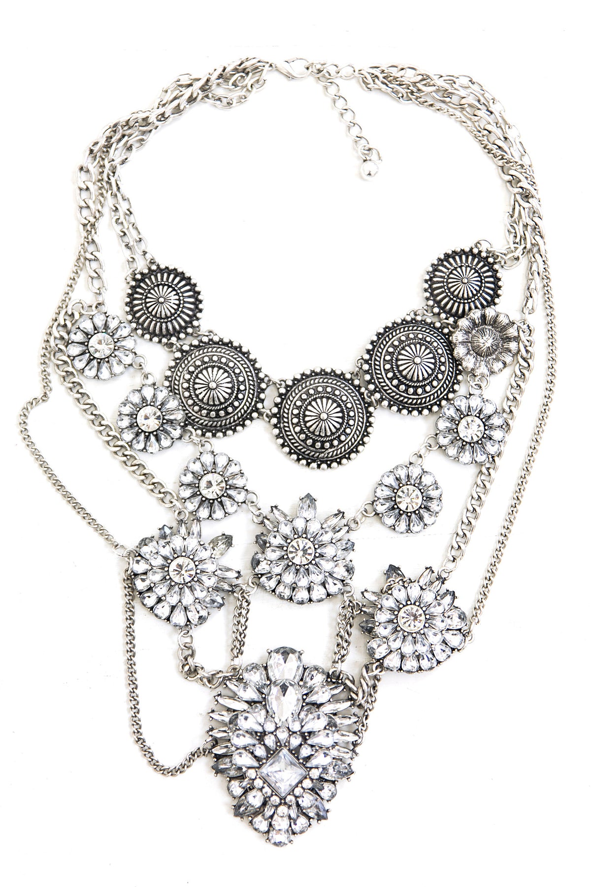 Veda Metal Statement Necklace - Haute & Rebellious