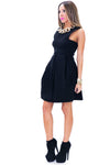 BENNIT SLEEVELESS FLARED DRESS - Haute & Rebellious