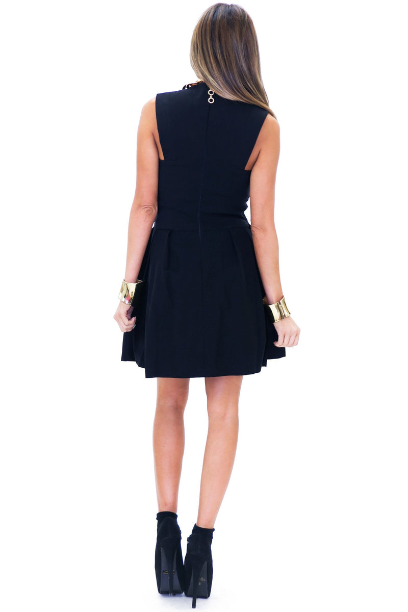 BENNIT SLEEVELESS FLARED DRESS - Haute & Rebellious