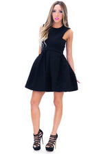 BENNIT SLEEVELESS FLARED DRESS - Haute & Rebellious