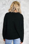No Return Cutout Sweater - Black - Haute & Rebellious
