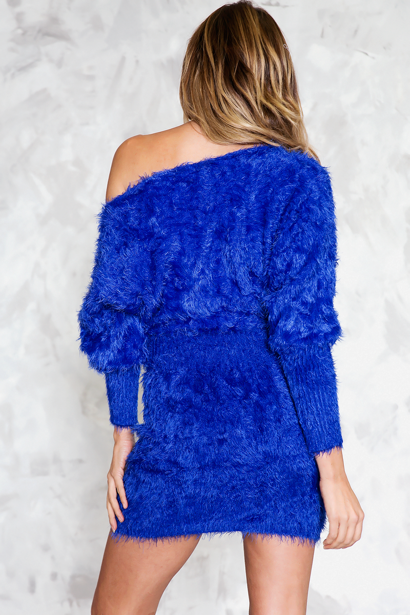 Shag Fur Mini Dress /// Only 1-M/L Left ///