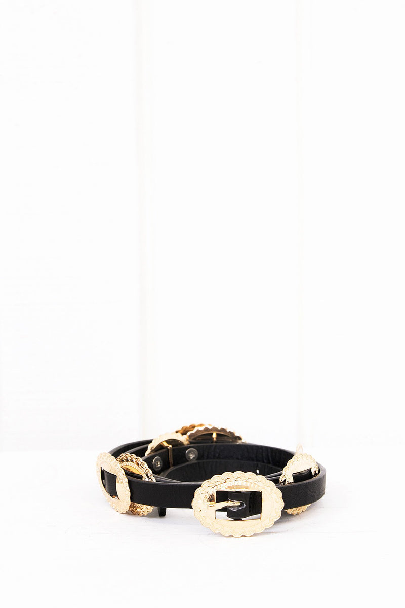Anisa Leather Concho Belt - Haute & Rebellious