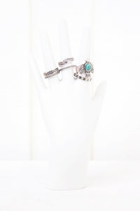 Giada Metal Ring Set - Silver - Haute & Rebellious