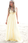 Camilla Open Back Crochet Maxi - Yellow - Haute & Rebellious