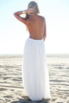 Camilla Open Back Crochet Maxi Dress - White [PRE-ORDER] - Haute & Rebellious