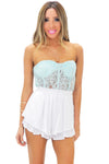 ROSALE LACE BUSTIER - Mint - Haute & Rebellious