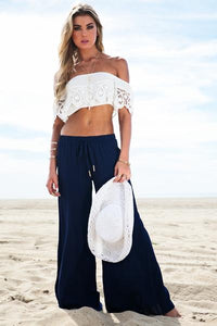 Lena Crochet Off Shoulder Tube Top