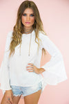 Ring The Bell Sleeve Blouse - Haute & Rebellious