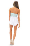 PELTIER RUFFLE SKORT - White - Haute & Rebellious