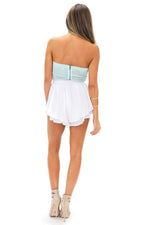 PELTIER RUFFLE SKORT - White - Haute & Rebellious