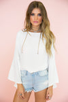 Ring The Bell Sleeve Blouse - Haute & Rebellious