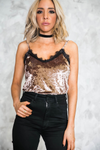 Velvet Lace Cami Top - Haute & Rebellious