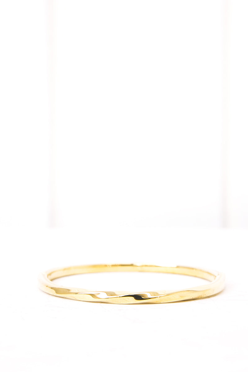 Twisted Gold Metal Bracelet - Haute & Rebellious