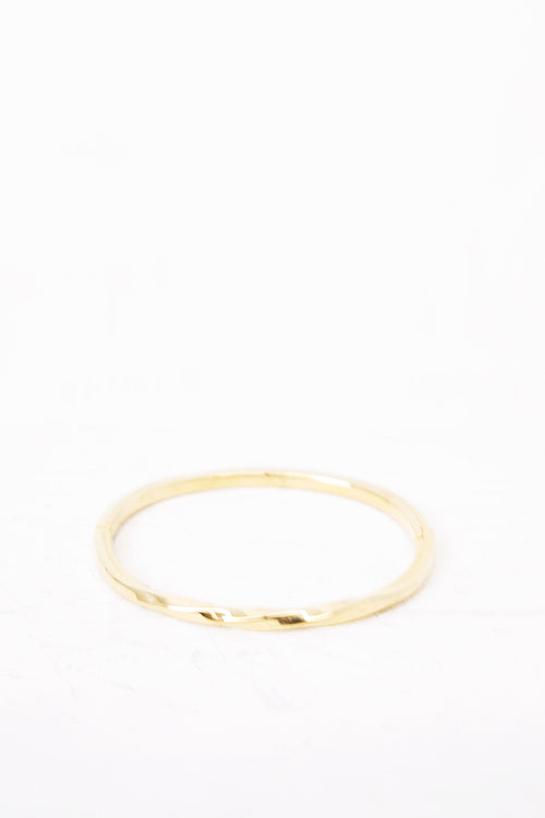 Twisted Gold Metal Bracelet - Haute & Rebellious