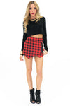 MARCO PLAID ENVELOPE SKORT - Haute & Rebellious