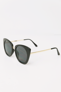 Lana Cat Eye Sunglasses - Black