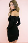 Arsin Body-Con Dress - Black - Haute & Rebellious