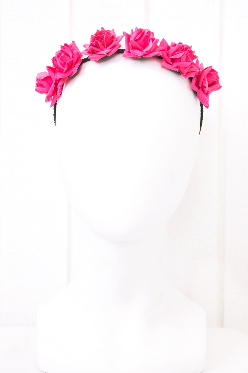 Small Pointy Rose Headband - Haute & Rebellious