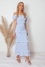 Tiered Ruffle Maxi Dress