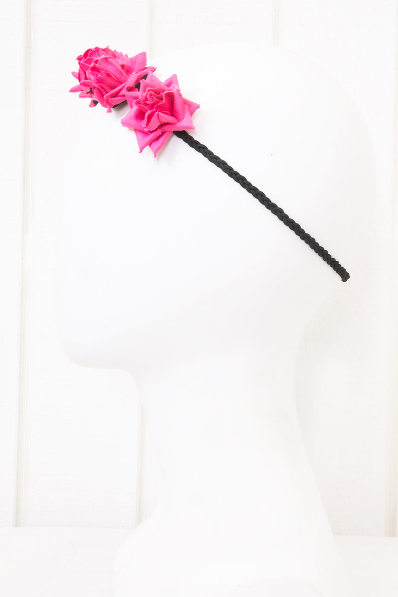 Small Pointy Rose Headband - Haute & Rebellious