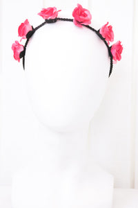 Small Rounded-Rose Headband - Haute & Rebellious