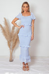 Tiered Ruffle Maxi Dress