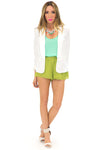 RUFFLE SHORTS - Kiwi - Haute & Rebellious