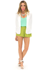 RUFFLE SHORTS - Kiwi - Haute & Rebellious