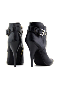 RENNER PEEP TOE BOOTIE - Black - Haute & Rebellious