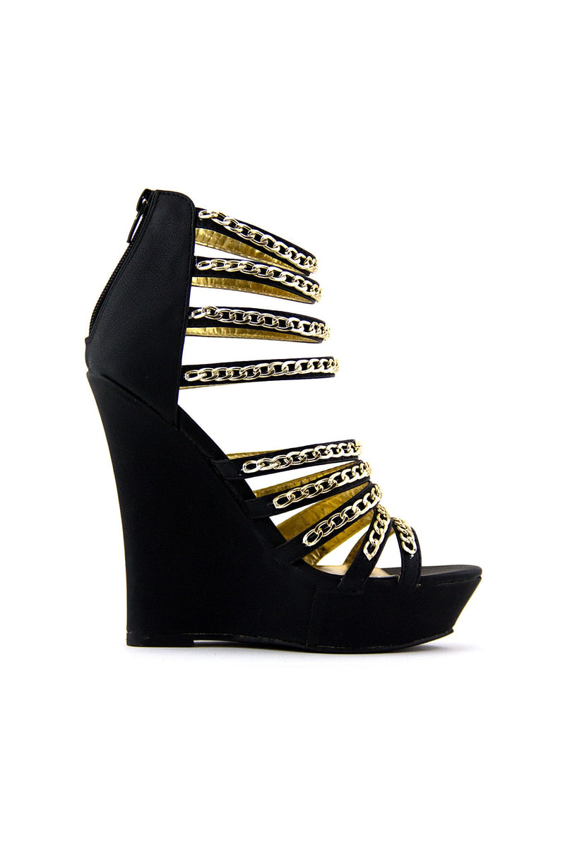 HARLEM MULTIPLE CHAIN WEDGE - Haute & Rebellious