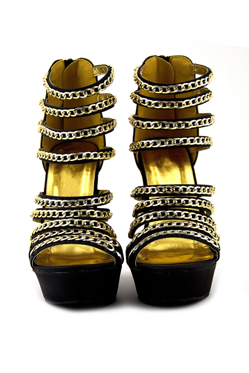 HARLEM MULTIPLE CHAIN WEDGE - Haute & Rebellious