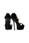 QUINN PLATFORM GOLD CHAIN HEEL - Haute & Rebellious