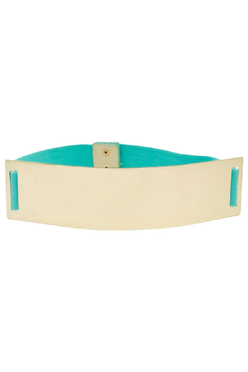 OVERSIZE GOLD PLATED BELT - Mint - Haute & Rebellious