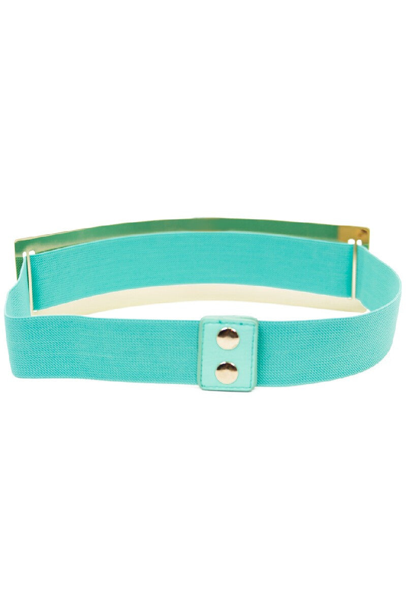 OVERSIZE GOLD PLATED BELT - Mint - Haute & Rebellious