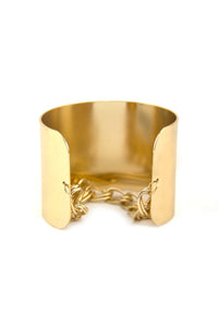 VELM GOLD PLATE CUFF - Haute & Rebellious