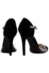 CLEAR CONTRAST POINTY HIGH HEEL PUMP - Haute & Rebellious