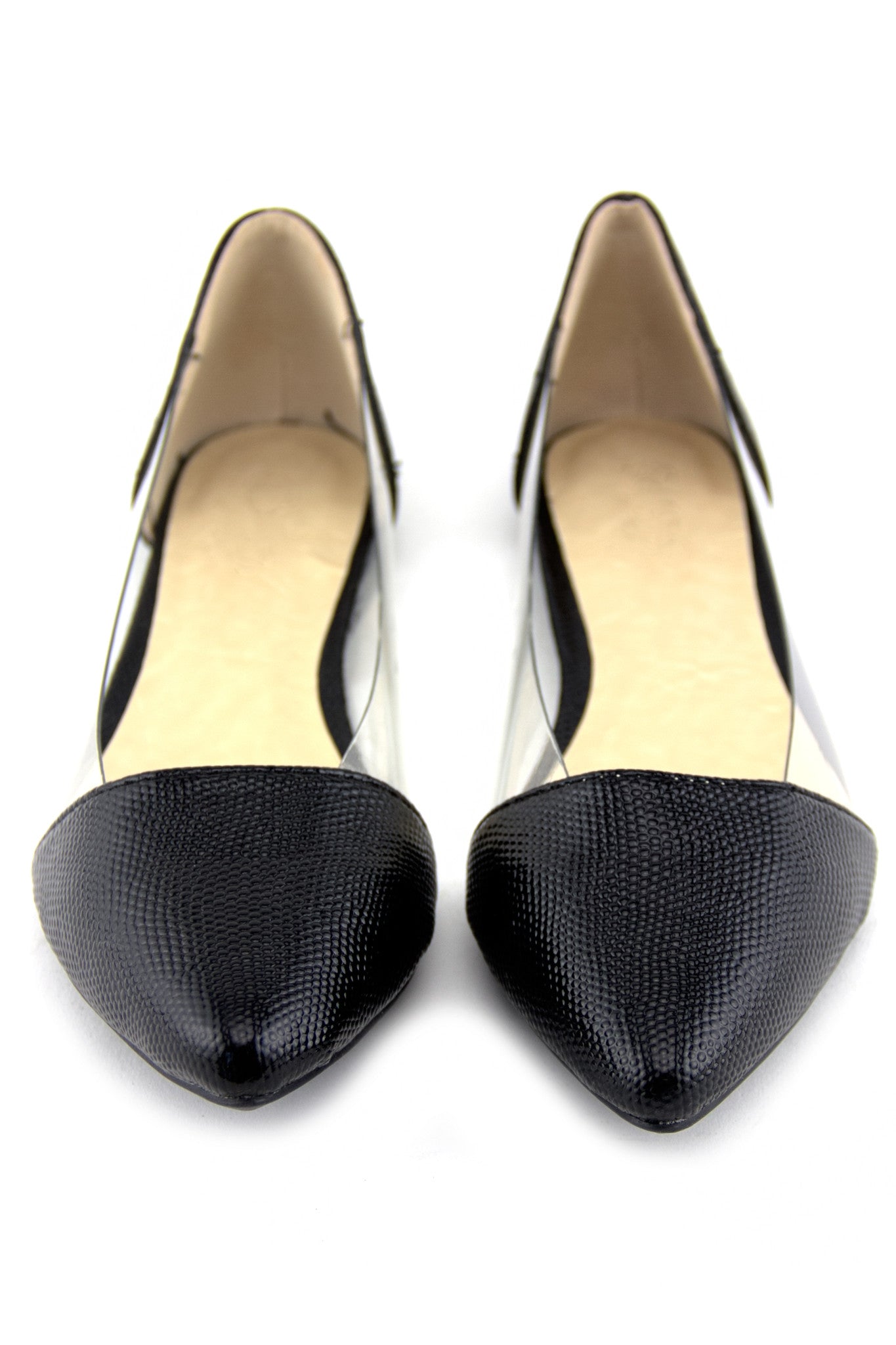 POINTY CLEAR CONTRAST FLAT /// Only Size 6 Left /// – Haute & Rebellious