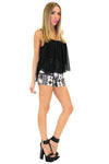 ETHNIC PRINT HIGH WAISTED SHORT - Haute & Rebellious