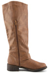 RIDING KNEE BOOT - Cognac - Haute & Rebellious