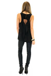 BASIC POCKET SLEEVLESS TANK - Black - Haute & Rebellious