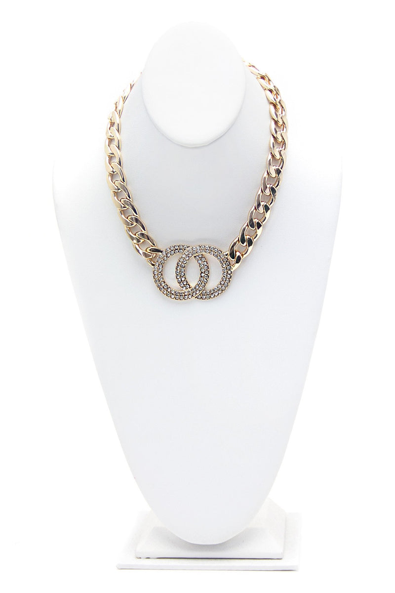 Cross Your O's Necklace - Haute & Rebellious