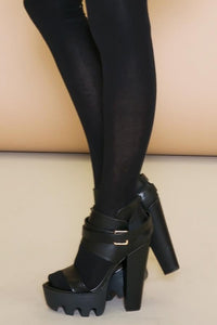 Maddox Platform Chunky Heel - Haute & Rebellious