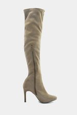 Cari Knee High Boots - Taupe