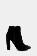 Kyra Suede Bootie Heel