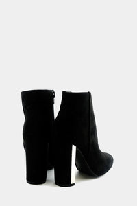Kyra Suede Bootie Heel