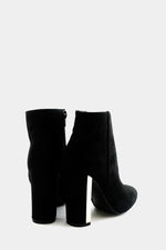 Kyra Suede Bootie Heel